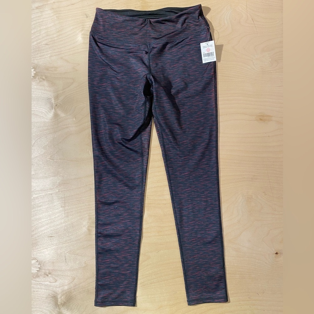 Pro Player Black and Red Ladies Leggings Medium (B)